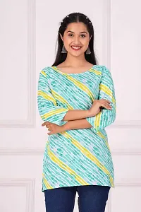 Women's Rayon Straight Short Kurti (Rama Green_2XL)-thumb3