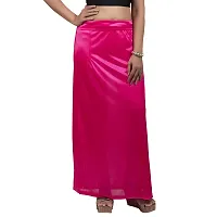 Women Satin Lycra Stretchable petticot Pink-thumb3