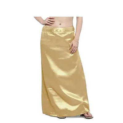 Solid Color Satin Petticoat Combo Set in Multicolor : UAC379