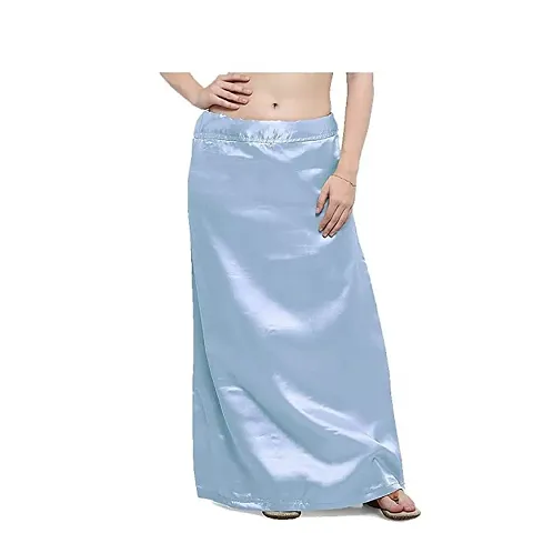 Women's Cotton Petticoat Underskirts Free Size For Saree Beige