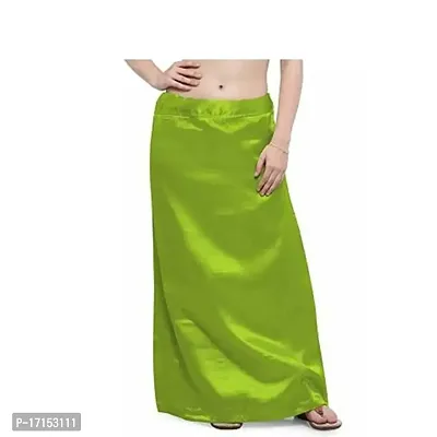 Women Silk Satin Petticoat Saree Underskirt Sari Satin Silk Petticoat  Magenta