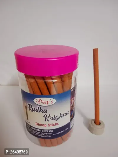 Deep Agarbathi Radha krishna Dhoop Sticks For Pooja With Holder Agarbathi 100gm