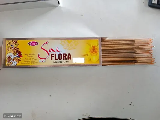 Deep Agarbati Sai Flora 9 Inch 120 Sticks 100gm