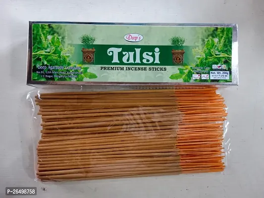 Deep Agarbati Tulsi 9 Inch 120 Sticks 200gm-thumb0