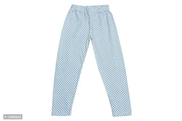 Happy Happy Girls' Regular Fit Trackpants (Girls_Pant_Prnt_Blue  White_10-11 Years)