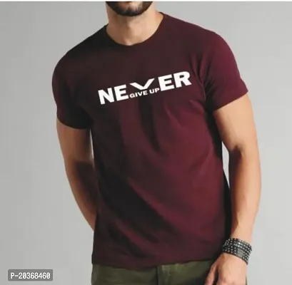 Stylish Multicoloured Polyester Printed T-Shirt For Men