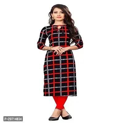 Stylish Crepe Printed Kurtas Women-thumb0