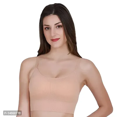 Buy Stylish Black Cotton Blend Solid Camisole Bras For Women Online In  India At Discounted Prices