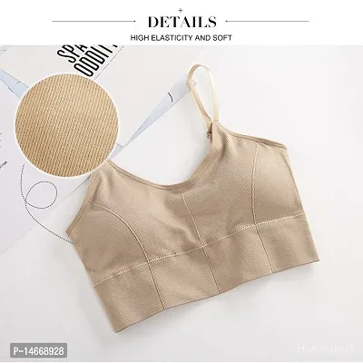 Buy Stylish Beige Cotton Blend Solid Camisole Bras For Women Online In  India At Discounted Prices