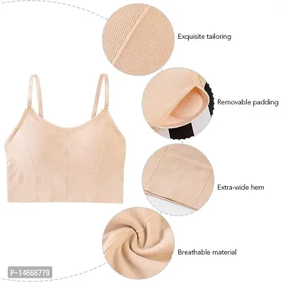 Buy Stylish Pink Cotton Blend Solid Camisole Bras For Women Online In India  At Discounted Prices