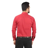 CRAFT HEAVEN Men Casual Cotton Full Sleeves Formal Regular Slim Fit Plain Office Shirts-thumb4