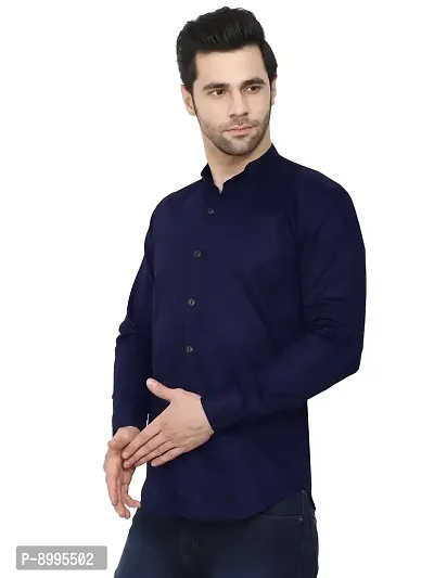 CRAFT HEAVEN Men's Solid Regular Fit Casual Shirt for Men Formal Shirts for Office College Boys Men Full Sleeves Work Wear-thumb2