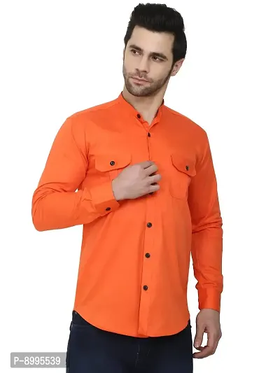 CRAFT HEAVEN Men's Solid Regular fit Casual Shirt for Men with Dual Pocket