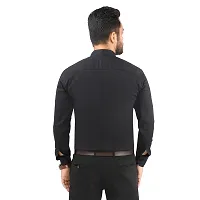 CRAFT HEAVEN Men Casual Cotton Full Sleeves Formal Regular Slim Fit Plain Office Shirts-thumb4