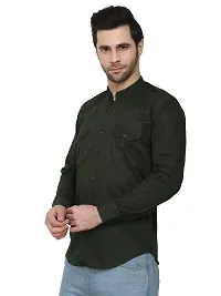 CRAFT HEAVEN Men's Solid Regular fit Casual Shirt for Men with Dual Pocket-thumb1