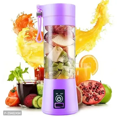 Classic Electric USB Juicer Blender For Shakes and Smoothies Six Blades for Great Mixing ,380ml-thumb0