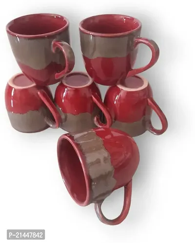 Premium Quality Ceramic Cups Pack Of 6-thumb2