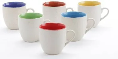 Premium Quality Ceramic Cups Pack Of 6-thumb1