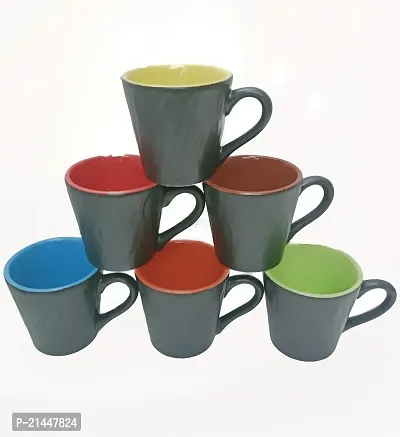 Premium Quality Ceramic Cups Pack Of 6