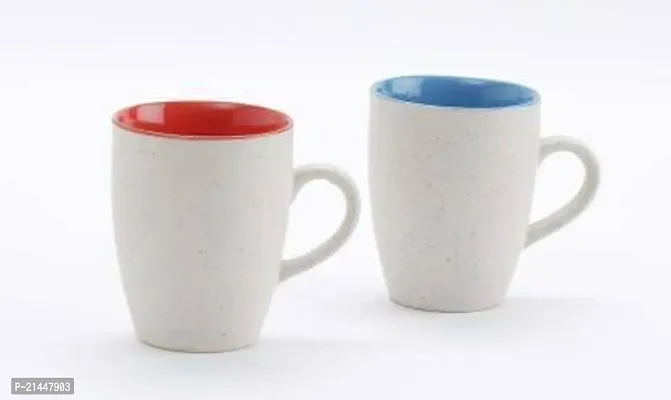 Premium Quality Ceramic Cups Pack Of 2-thumb0