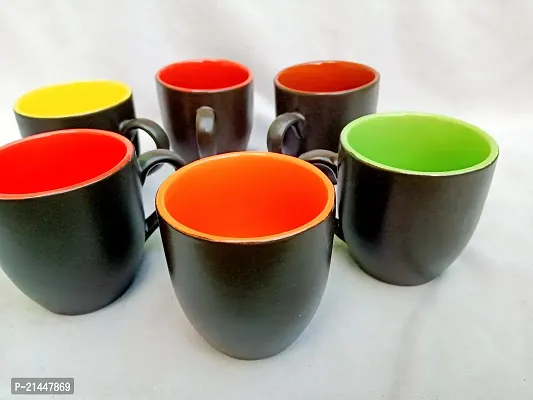 Premium Quality Ceramic Cups Pack Of 6-thumb2