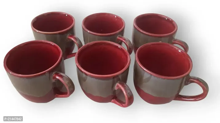 Premium Quality Ceramic Cups Pack Of 6-thumb3