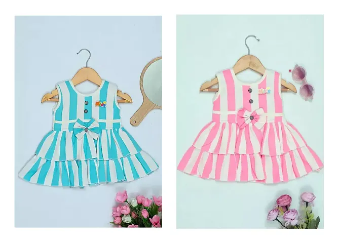 Stylish Frocks For Girl Pack Of 2