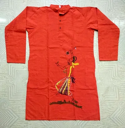 Outstanding Designed Festive Wear Kantha Stitch Kurta for Men.