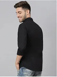 Black Shirt qcm Formal Shirts For Men-thumb1