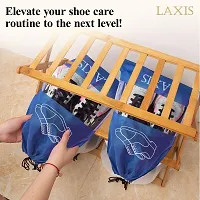 LAXIS - Shoe Bag for Travel  Storage Organizer for Women  Men | Travel Accessories Shoe Bags Pouches | Travel Shoe Cover for Travelling Travel Essentials-thumb3