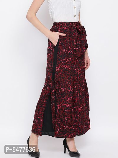 Women printed Sequins Embroidered Palazzo-thumb3