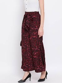 Women printed Sequins Embroidered Palazzo-thumb1