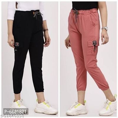 Trendy Latest Joggers Pants  women - Combo Pack of 2