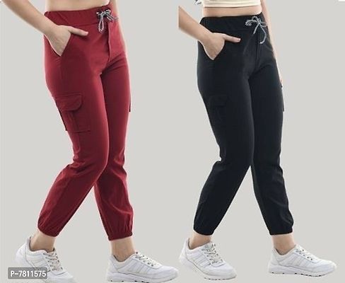 Trendy Trousers Joggers Pants and Toko Stretchable Cargo/Capri Pants for  Girls Jeans & Jeggings