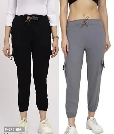 Trendy Joggers Pants and Toko Stretchable Cargo Pants for Girls and women's