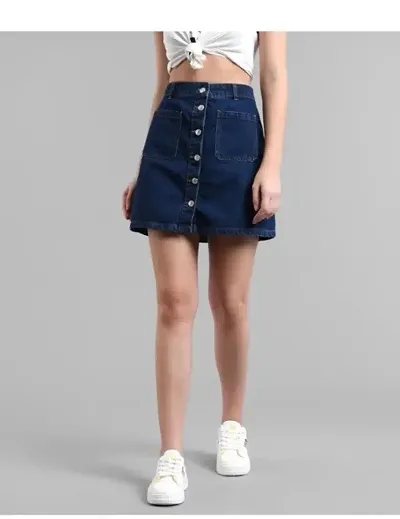 Trendy Denim Skirt for Women