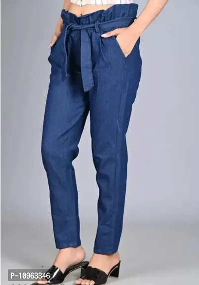 Women Denim Jeans/Joggers/Pants/Trouser/palazzo for Girls-thumb0