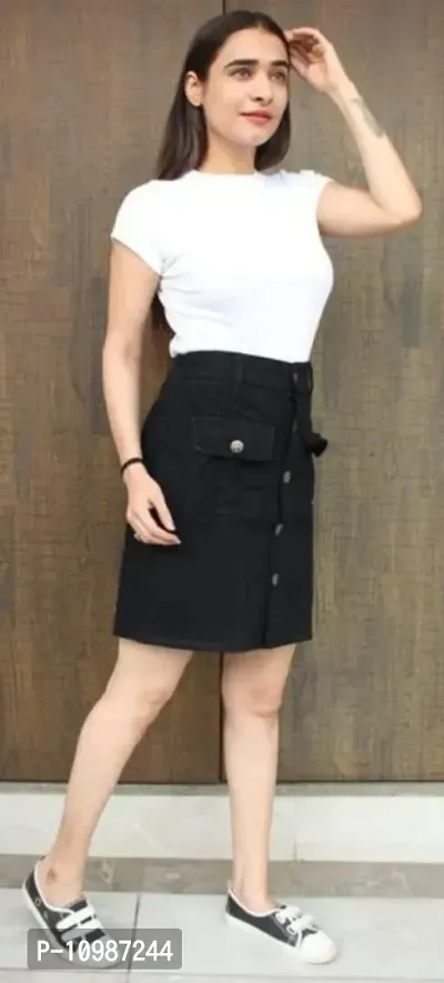 women denim skirt
