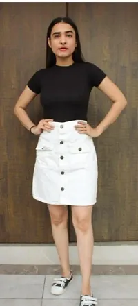 Stylish Solid Skirts For Women