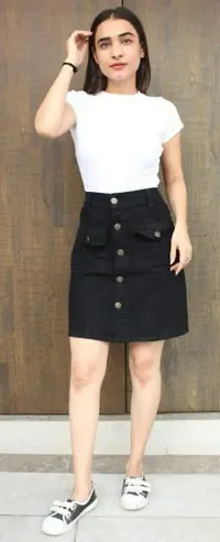 women denim skirt for girls
