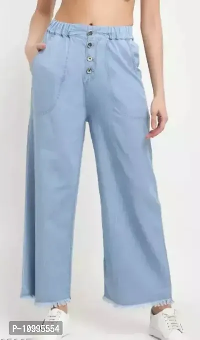 Classic Denim Solid Jeans for Women