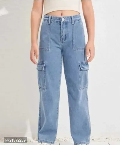 Trendy Straight Fit Mid Rise Jeans-thumb0