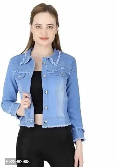 women latest trending denim jacket