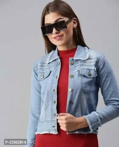 women latest trending denim jacket