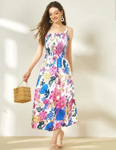 Classic Poly Crepe Dresses For Women