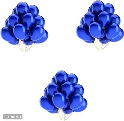 Kaliram  Sons Supper Large Size  Long Lasting Blue Balloons for Decoration (Blue, Pack of 50)-thumb4