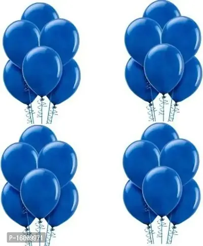 Kaliram  Sons Supper Large Size  Long Lasting Blue Balloons for Decoration (Blue, Pack of 50)