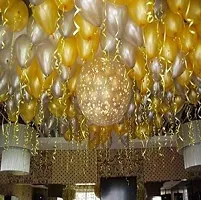 Kaliram  Sons Solid Metallic Golden Large Balloons for Decoration(Gold, Pack of 10)-thumb3