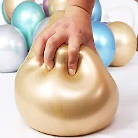 Large Metallic Golden Balloons-10 Pieces-thumb3