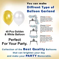 Kaliram  Sons 47Pcs Golden Birthday Decoration Items Combo Set For Kids Wife - Happy Birthday Banner, Metallic Balloons, Glue Dot,Arch Strip, For Birthday Decorations Celebrations-thumb3